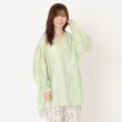 ザンパ(ZAMPA)の【秋も着られる】ランタンスリーブスキッパーチュニック グリーン(022)