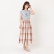 ザンパ(ZAMPA)の【ウエストゴムで楽ちん！！】チェック＆ストライプリバーシブルスカート19