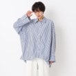 ザンパ(ZAMPA)の【秋も着られる】バルーンビッグシャツ ブルー(192)