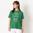 ザンパ(ZAMPA)のフロッキーロゴベーシックTシャツ グリーン(022)