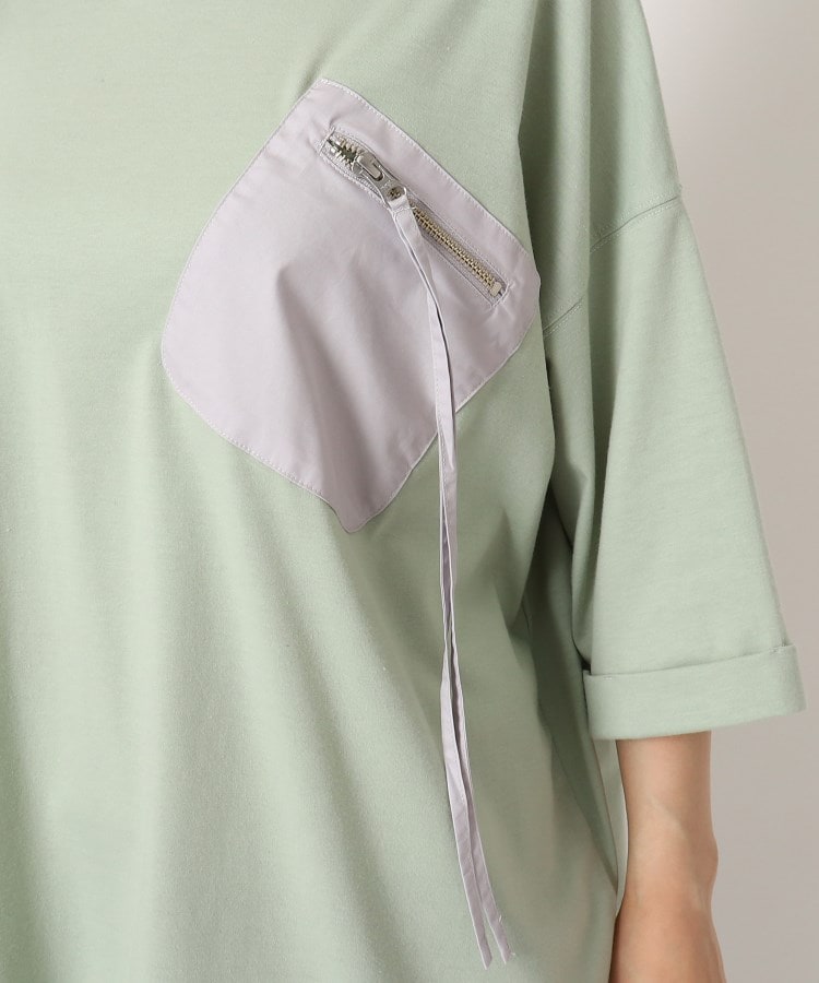 ザンパ(ZAMPA)のデザインジップポケットワイドTシャツ6