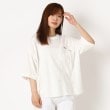 ザンパ(ZAMPA)のデザインジップポケットワイドTシャツ オフホワイト(003)