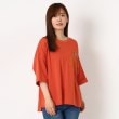 ザンパ(ZAMPA)のデザインジップポケットワイドTシャツ オレンジ(065)