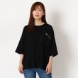 ザンパ(ZAMPA)のデザインジップポケットワイドTシャツ ブラック(019)