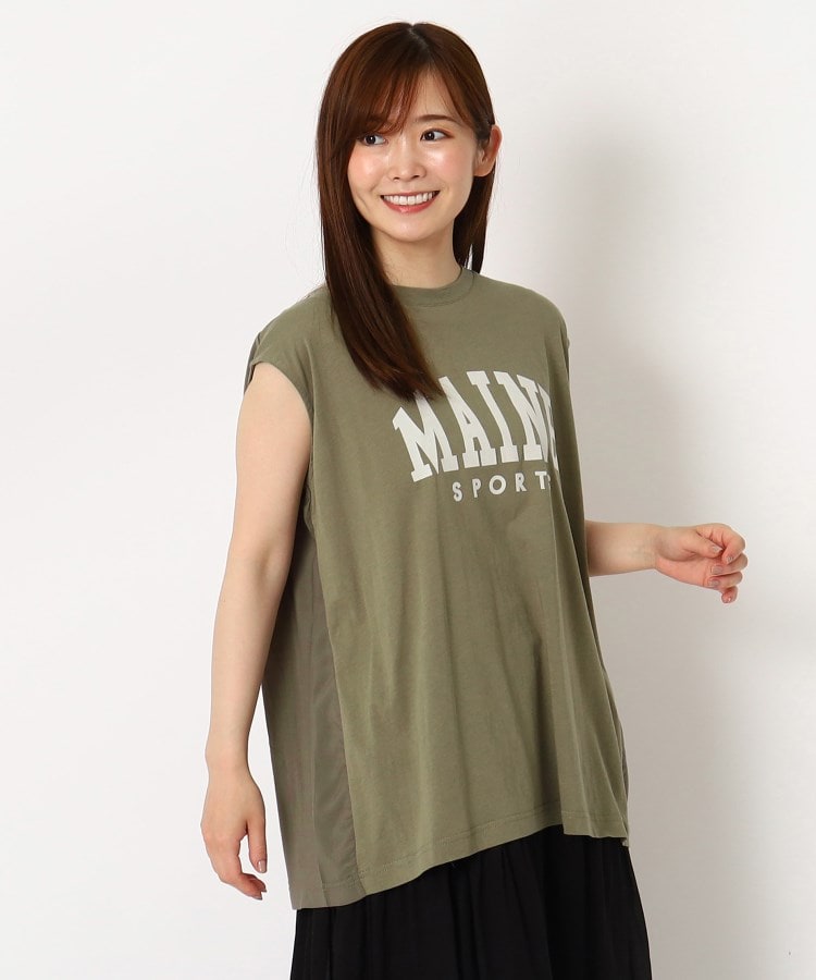 ザンパ(ZAMPA)の【SALE/秋はインナーで！！】カレッジロゴノースリーブカットソー13