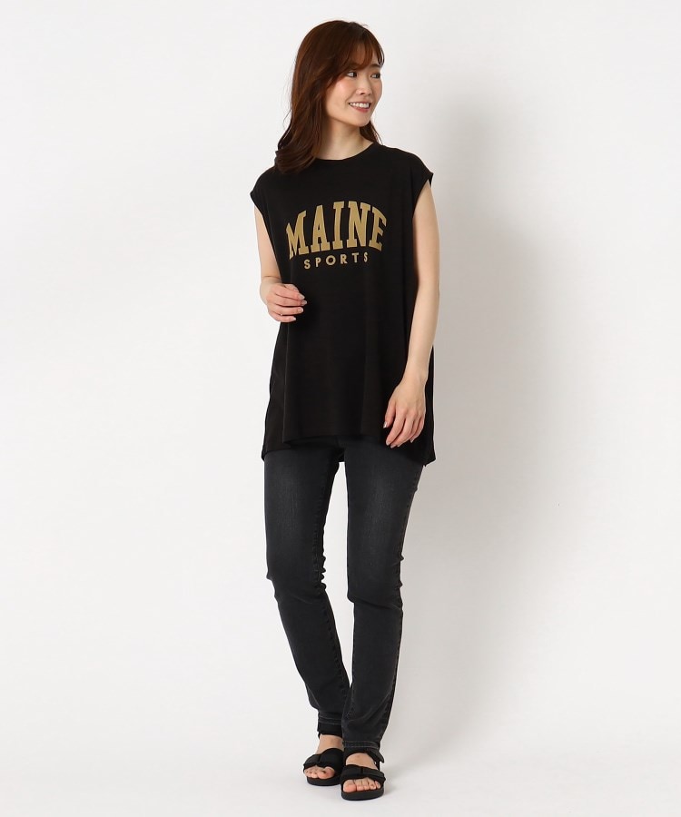 ザンパ(ZAMPA)の【SALE/秋はインナーで！！】カレッジロゴノースリーブカットソー27