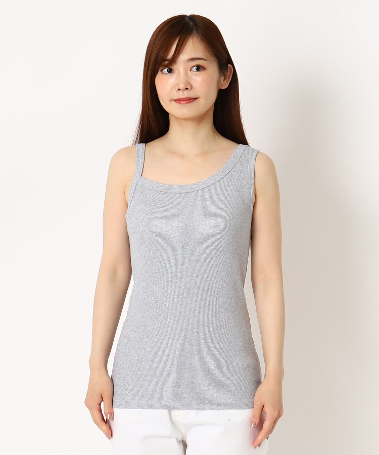 ザンパ(ZAMPA)の【秋はインナーで活躍】デザインアシンメトリータンクトップ1