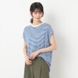 ザンパ(ZAMPA)の【インナーでも活躍しそう！】フレンチスリーブボーダークルーネックTシャツ20