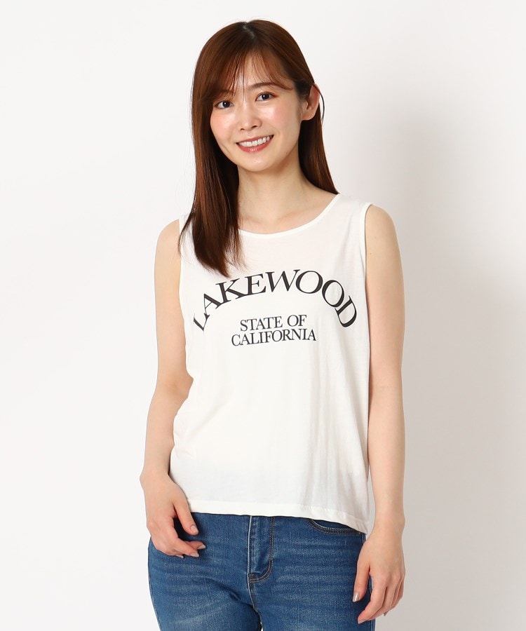 ザンパ(ZAMPA)の【SALE！！】ロゴインナー付きシアーニットギャザープルオーバー30