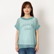 ザンパ(ZAMPA)の【SALE！！】ロゴインナー付きシアーニットギャザープルオーバー1