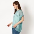 ザンパ(ZAMPA)の【SALE！！】ロゴインナー付きシアーニットギャザープルオーバー28