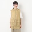 ザンパ(ZAMPA)の【秋も着られる】フーディーミリタリーハーフジレ1