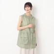 ザンパ(ZAMPA)の【秋も着られる】フーディーミリタリーハーフジレ20