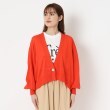 ザンパ(ZAMPA)の【秋も着られる】リネン混ショートボレロカーディガン1