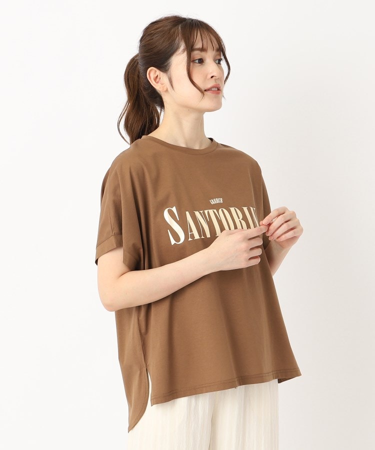 ザンパ(ZAMPA)の箔プリントルーズTシャツ17