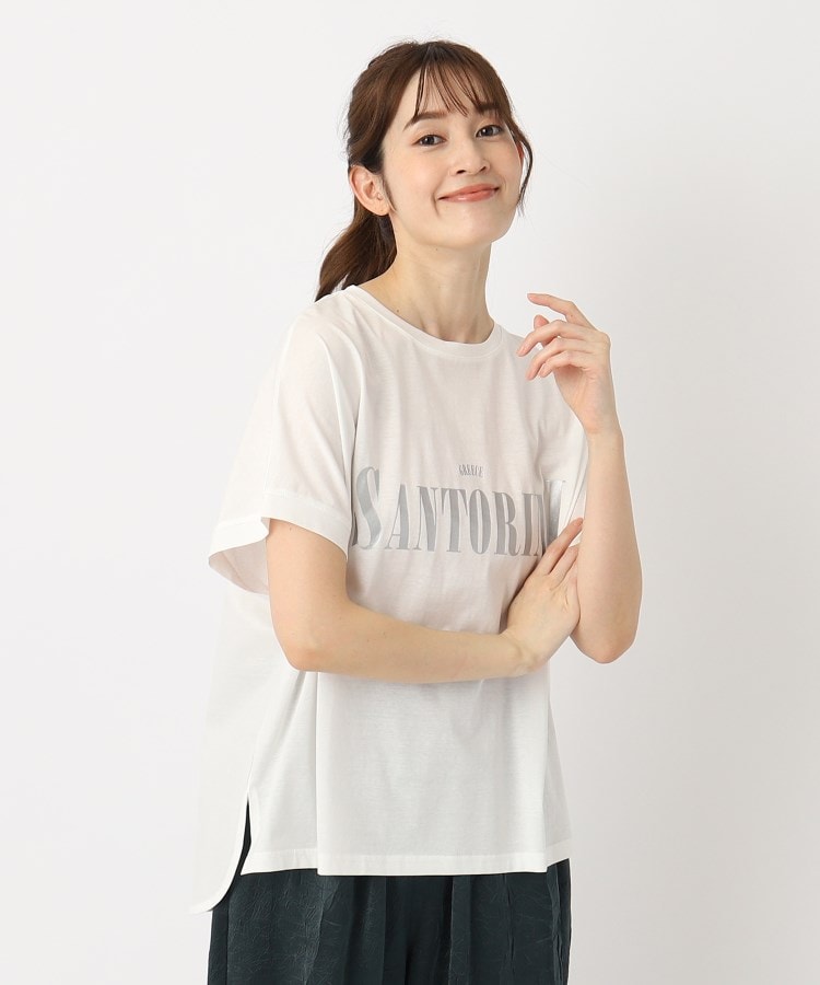 箔プリントルーズTシャツ(Tシャツ) | ZAMPA(ザンパ 箔プリントルーズTシャツ(Tシャツ) | ZAMPA(ザンパ