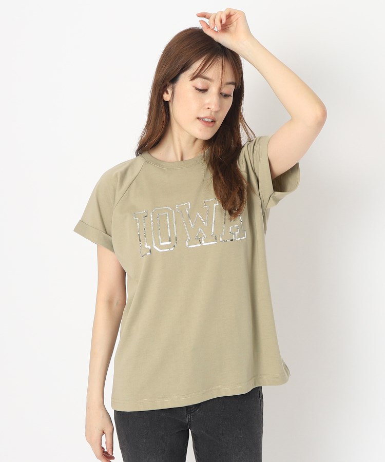 ザンパ(ZAMPA)のスパンコールロゴドルマンTシャツ23