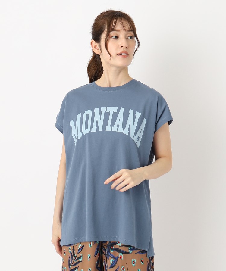 ザンパ(ZAMPA)のドルマンカレッジロゴTシャツ グレー(012)
