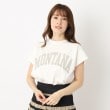 ザンパ(ZAMPA)のドルマンカレッジロゴTシャツ オフホワイト(003)