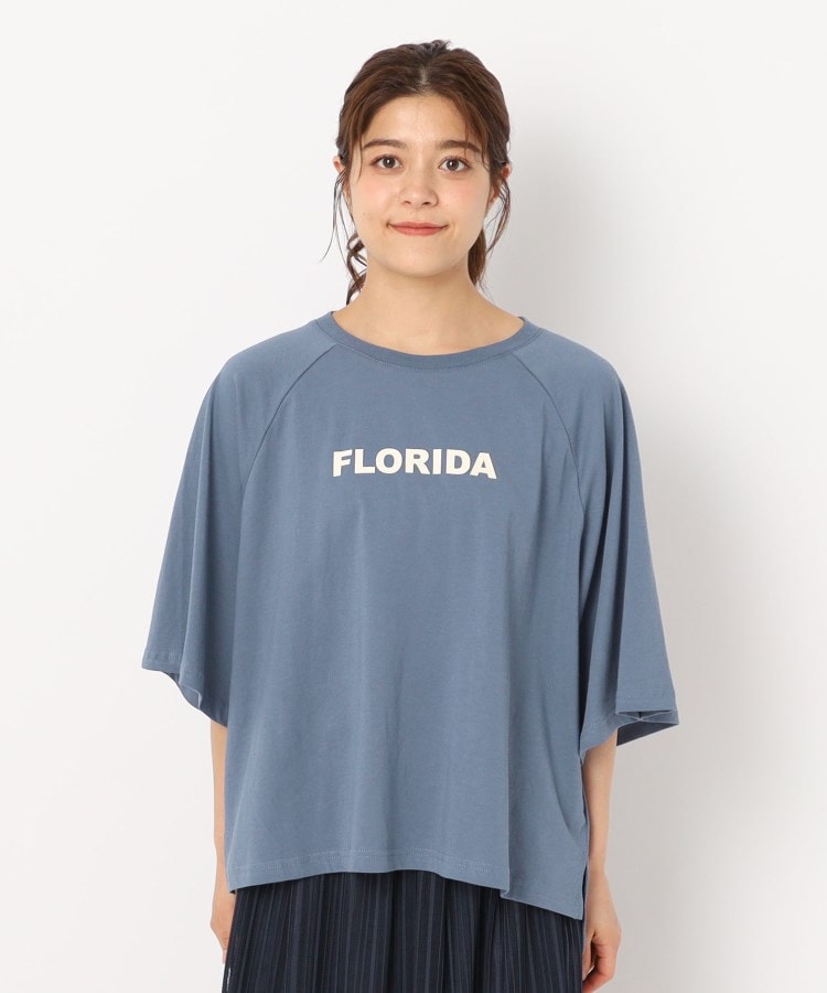 ザンパ(ZAMPA)の【五分袖】フレアスリーブロゴTシャツ2