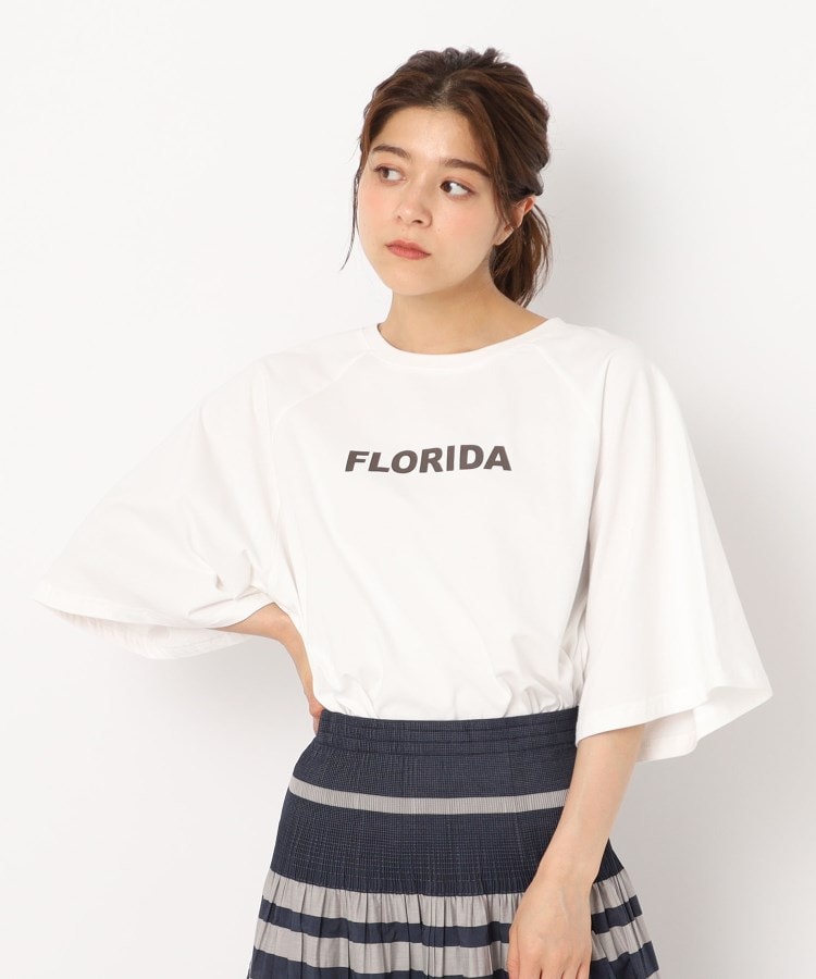 ザンパ(ZAMPA)の【五分袖】フレアスリーブロゴTシャツ10