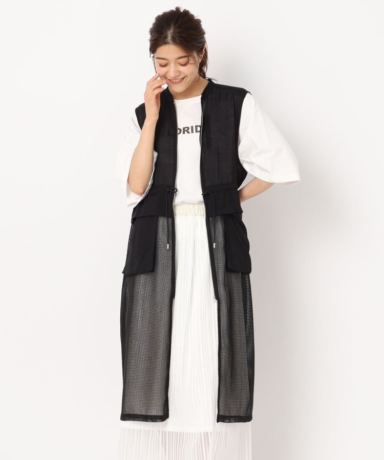 ザンパ(ZAMPA)の【SALE】切替メッシュロングミリタリージレ ブラック(019)
