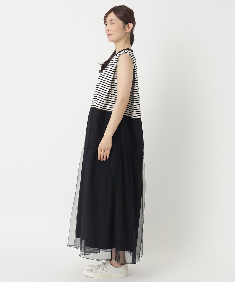 ザンパ(ZAMPA)の【SALE！！】ボーダーチュール切替ワンピース2