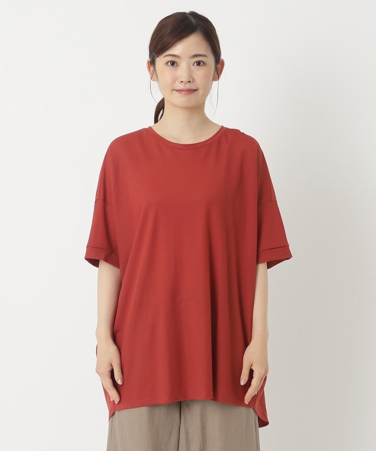 ザンパ(ZAMPA)のトリコットバックファスナーチュニック1