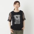 ザンパ(ZAMPA)の【SALE】リゾートプリントタンク＋オーガンジートップスSET ブラック(019)