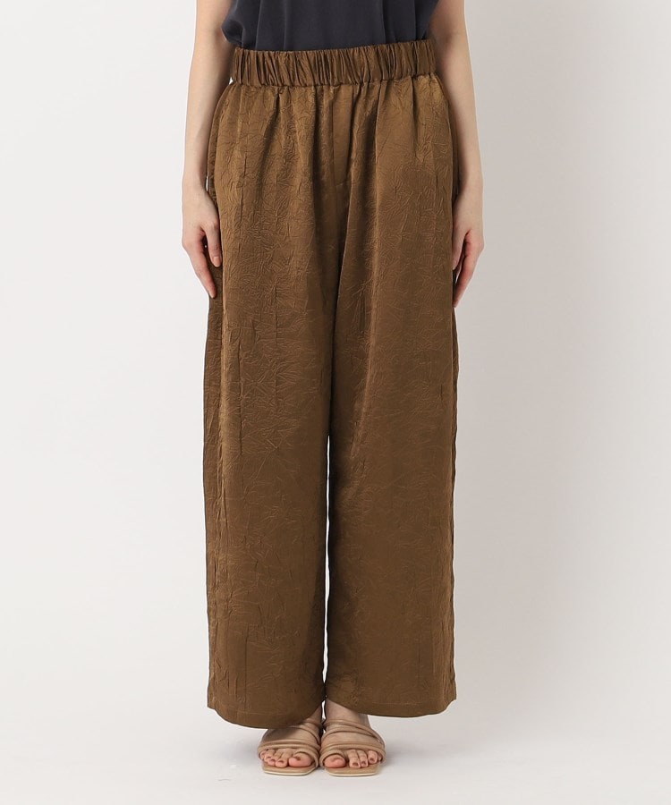 ザンパ(ZAMPA)の【SALE】サテンワッシャーイージーコクーンパンツ1