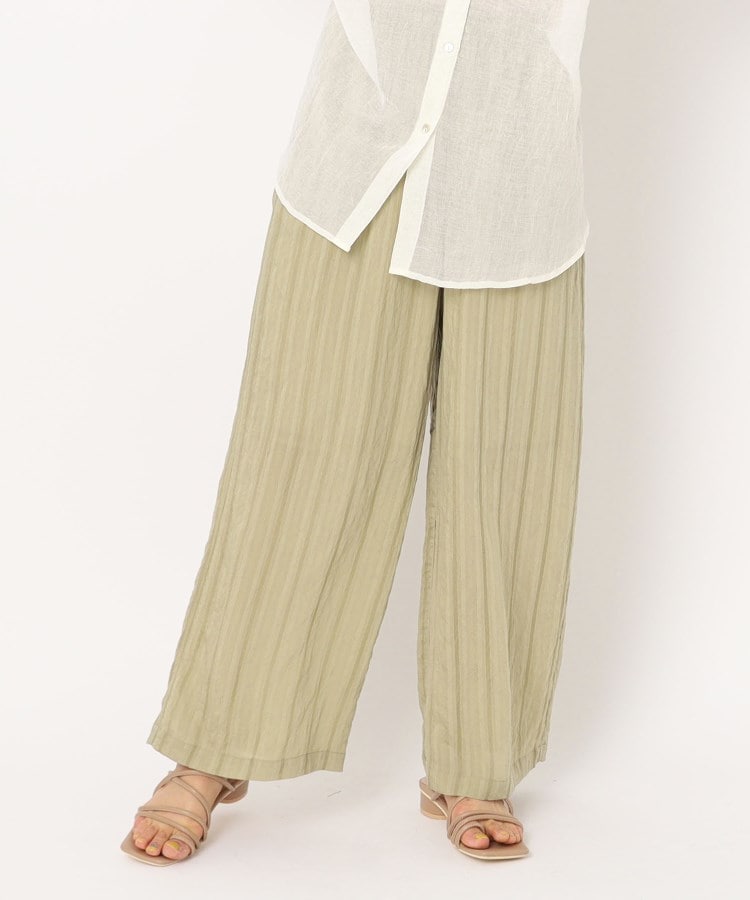 ザンパ(ZAMPA)の【SALE】シャドウストライプイージーワイドパンツ18