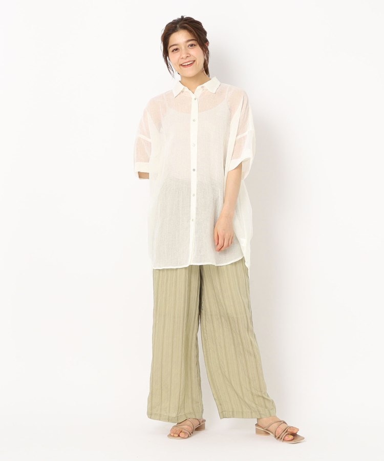 ザンパ(ZAMPA)の【SALE】シャドウストライプイージーワイドパンツ19