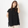 ザンパ(ZAMPA)のトリコットスタンドカラーオーバーシャツ ブラック(019)