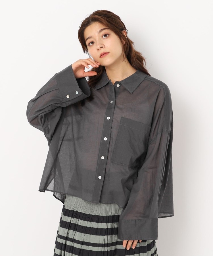 ザンパ(ZAMPA)の【秋も着られる】ワイドシルエットポケットシャツ14