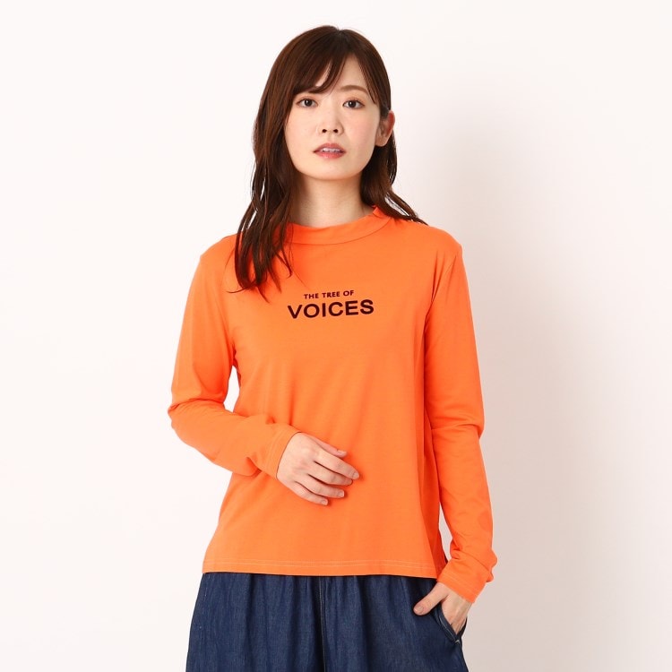 ザンパ(ZAMPA)のフロッキーロゴハイネックTシャツ Ｔシャツ