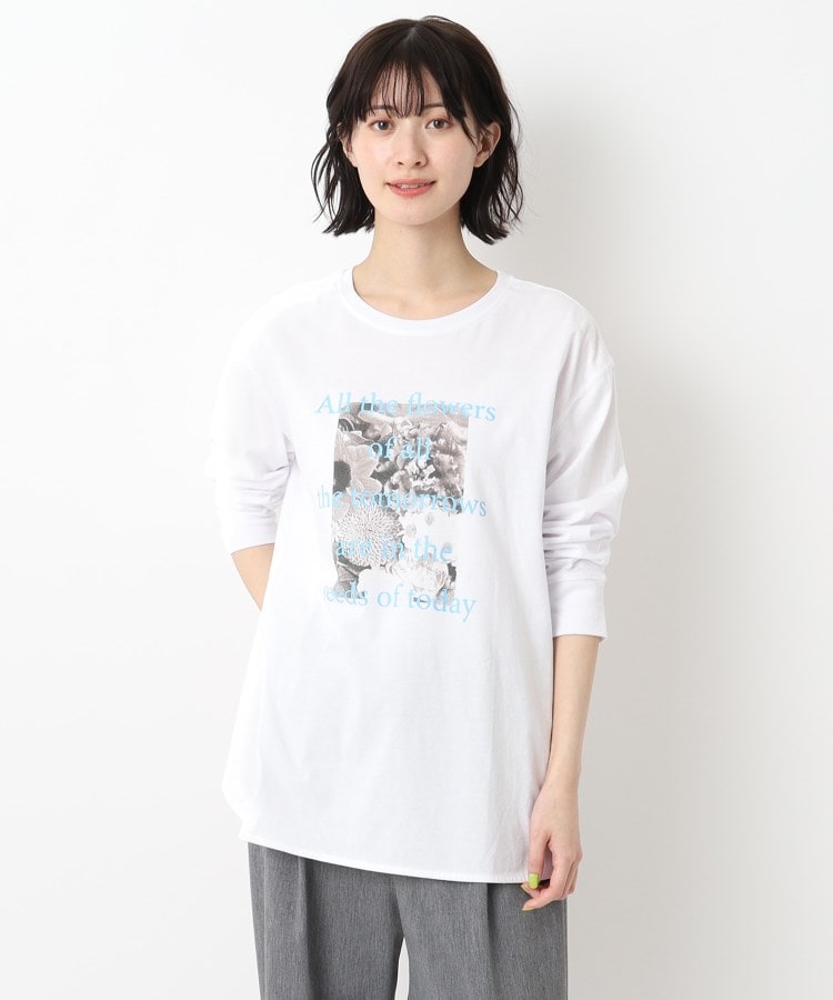 ザンパ(ZAMPA)のモノクロフォトプリントTシャツ8