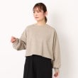 ザンパ(ZAMPA)のラメ裏毛ショートボリュームスリーブプルオーバー20