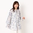 ザンパ(ZAMPA)のぼかしフラワープリントフリルカラーブラウス16