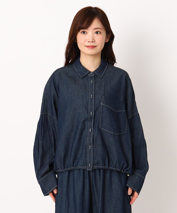 ザンパ(ZAMPA)のデニムショートワイドドロストシャツ4