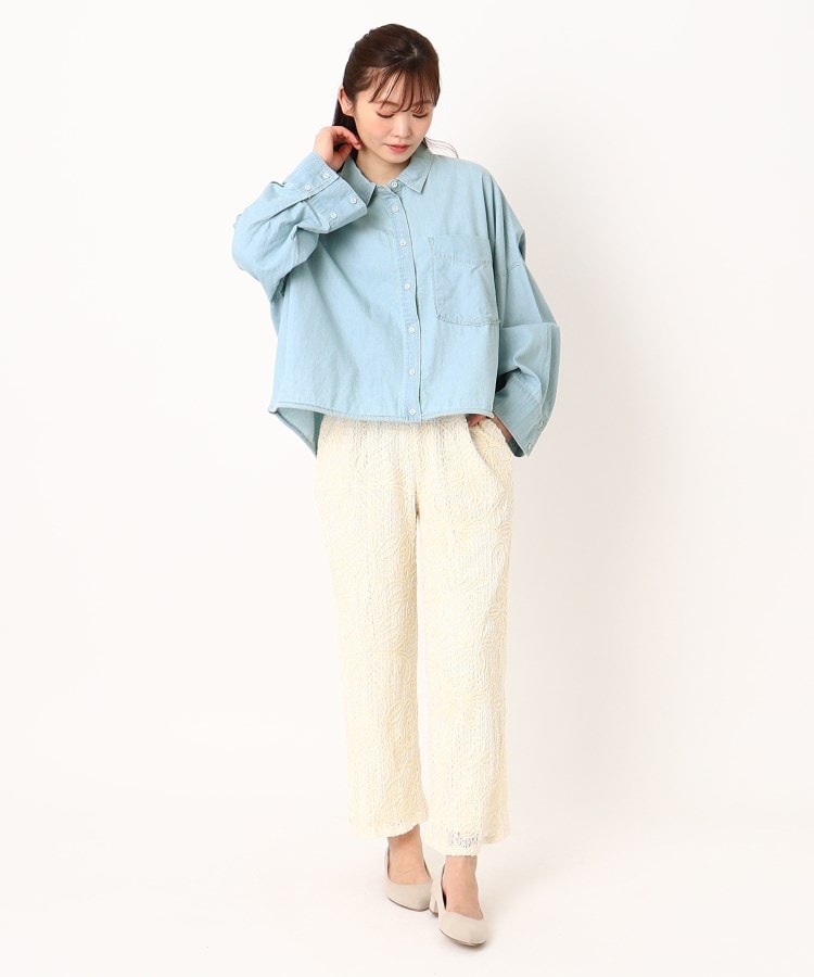 ザンパ(ZAMPA)のデニムショートワイドドロストシャツ15