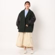 ザンパ(ZAMPA)のMA‐1スリーブビックカラーハーフコート29