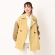 ザンパ(ZAMPA)のMA‐1スリーブビックカラーハーフコート ベージュ(052)