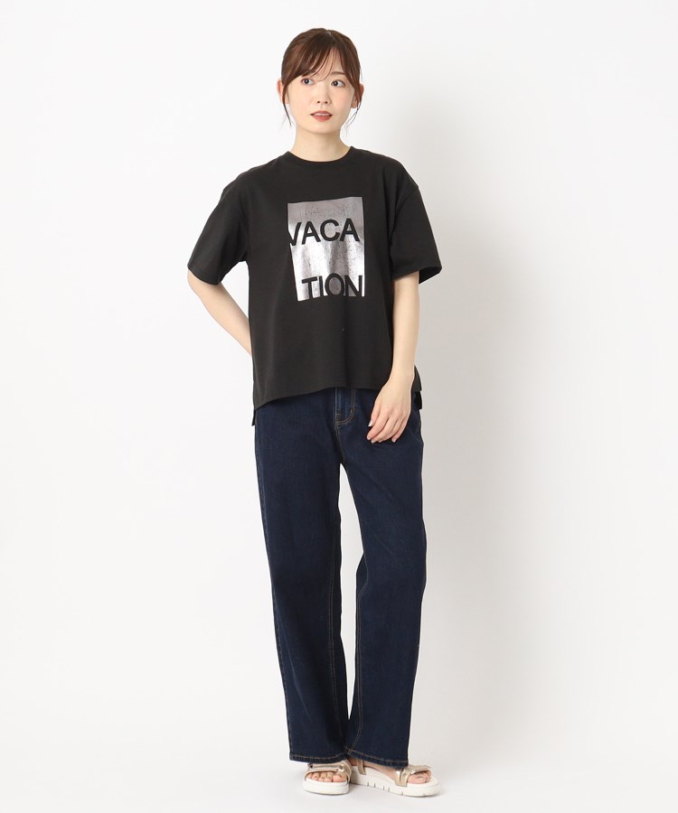 ザンパ(ZAMPA)の箔デザインロゴクルーTシャツ14