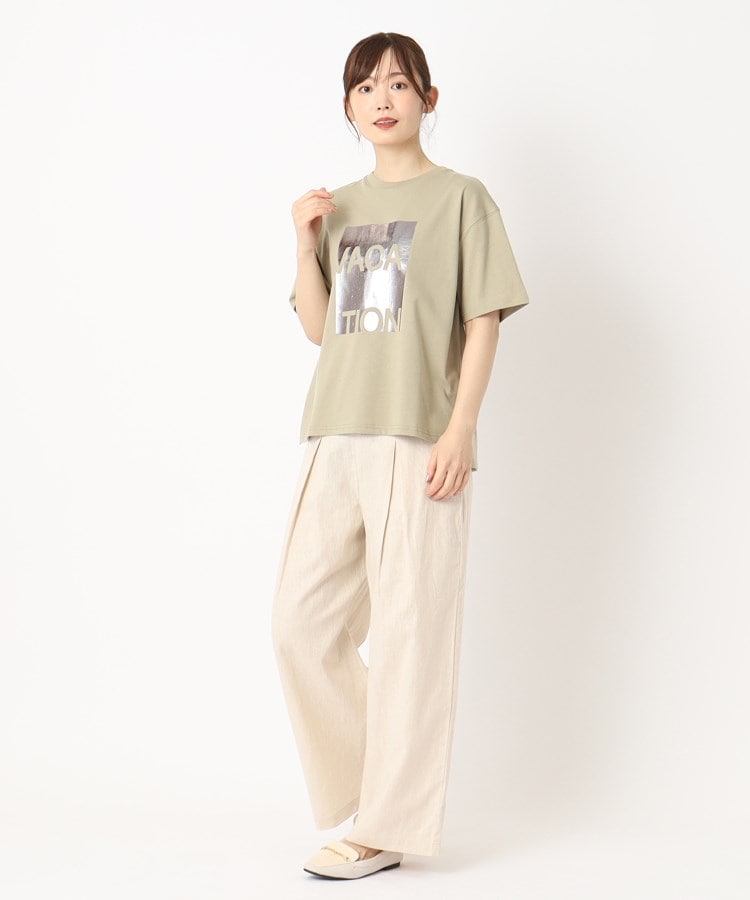 ザンパ(ZAMPA)の箔デザインロゴクルーTシャツ17
