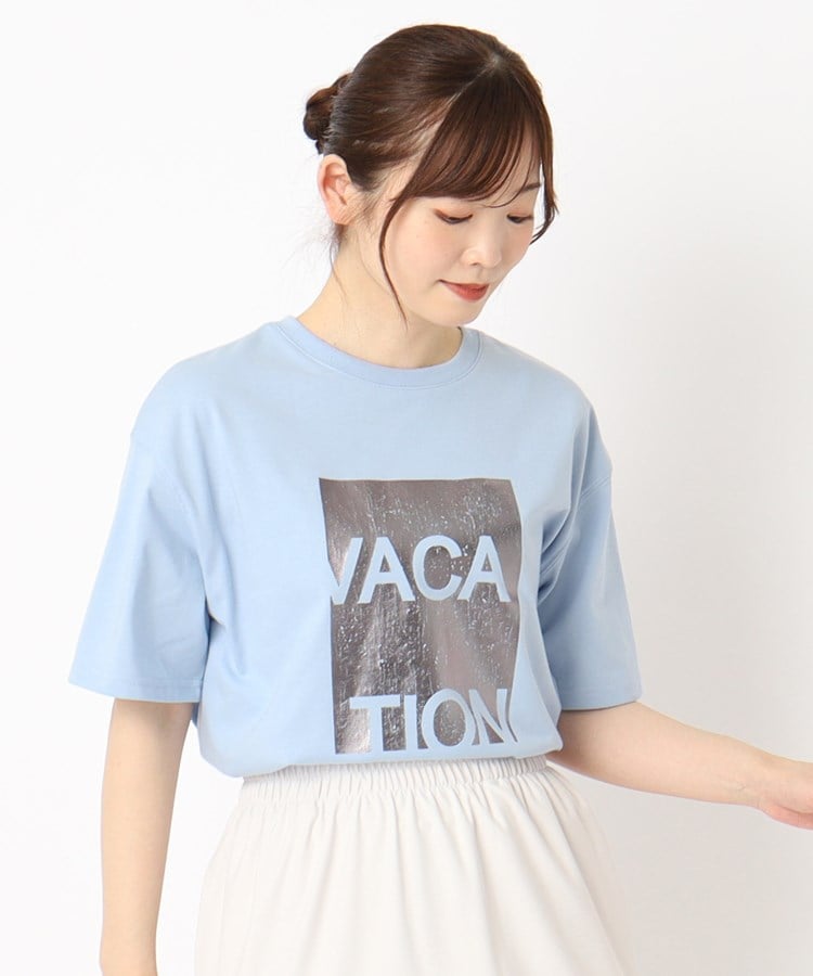ザンパ(ZAMPA)の箔デザインロゴクルーTシャツ20