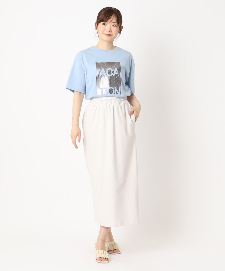 ザンパ(ZAMPA)の箔デザインロゴクルーTシャツ21