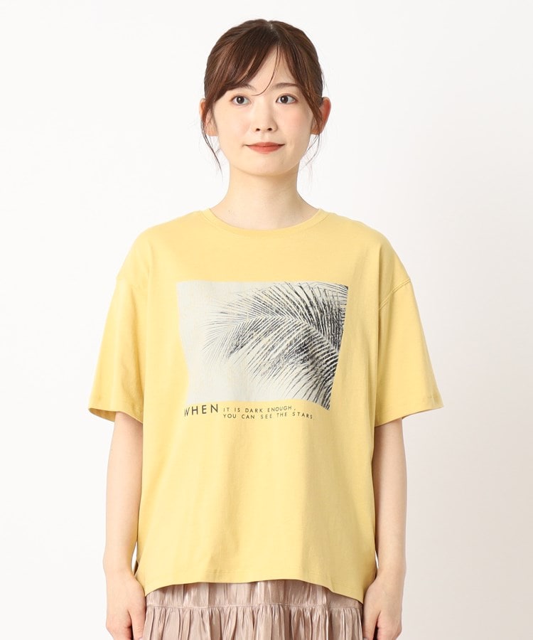 ザンパ(ZAMPA)のモノクロフォトクルーTシャツ1