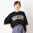 ザンパ(ZAMPA)のカレッジロゴビッグシルエットTシャツ ブラック(019)