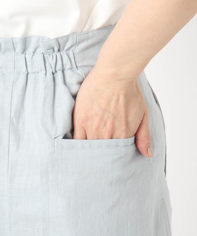 ザンパ(ZAMPA)の麻キャンバスタックワイドパンツ7