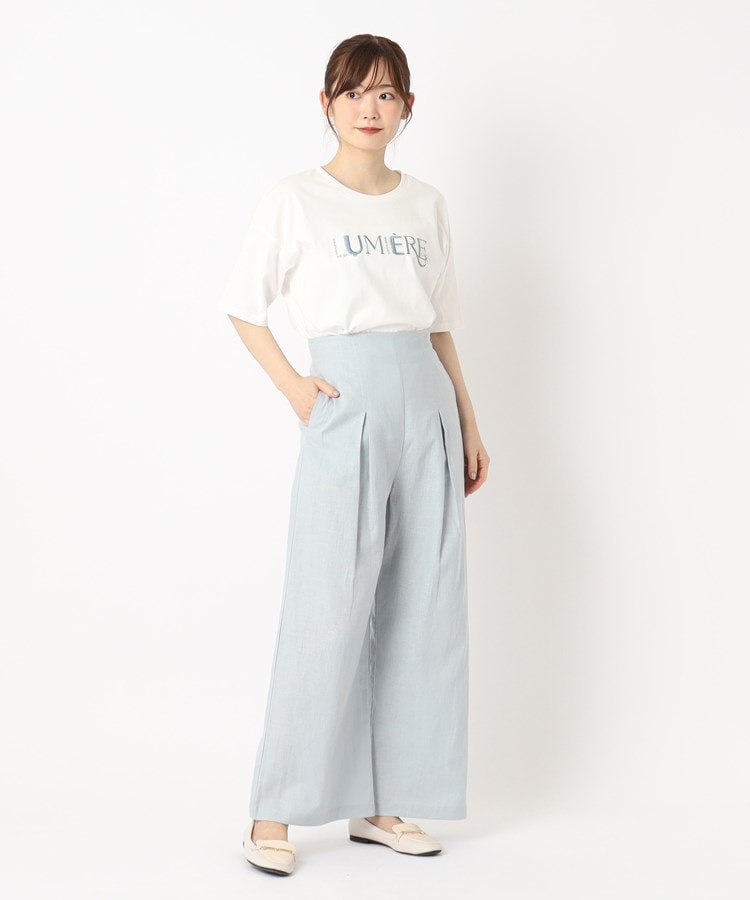 ザンパ(ZAMPA)の麻キャンバスタックワイドパンツ24